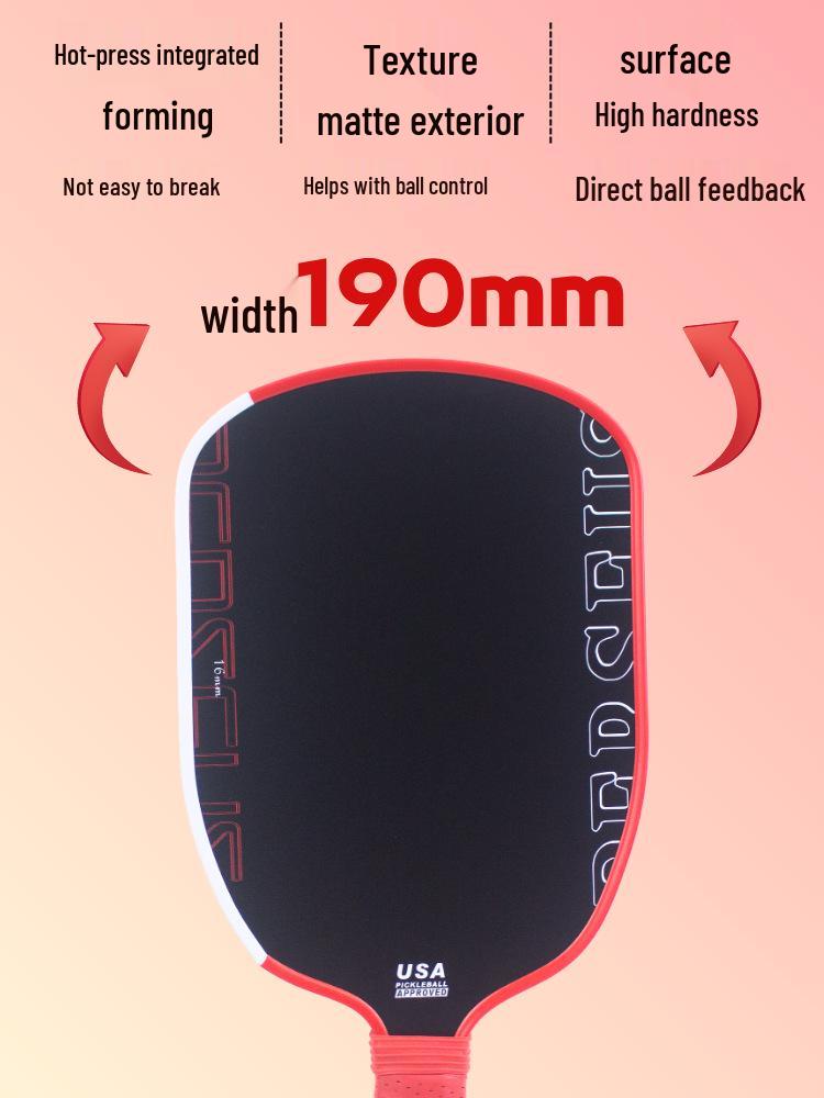 Carbon Fiber Pickleball Paddle - Agassi Style Set