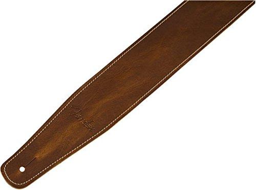 Fender Strap Leather Tan Broken-In Strap, 2.5"