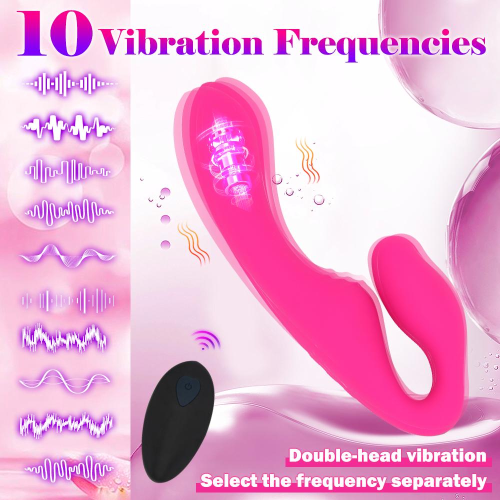 Double Head Vibration Juguetes Sexuale Clitoral Stimulation Vagina Massage G Spot Wireless Control Sex Toy For Women Joinjjtoy