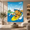 Decorative Tapestry,Garfield Cartoon Printed Wall Art, Lightweight Wall Hanging For Bedroom Background