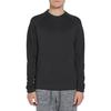 Nike Solid Color Crew Neck Long Sleeve Sweatshirt with Large Pocket Men Tops Black 805140-010