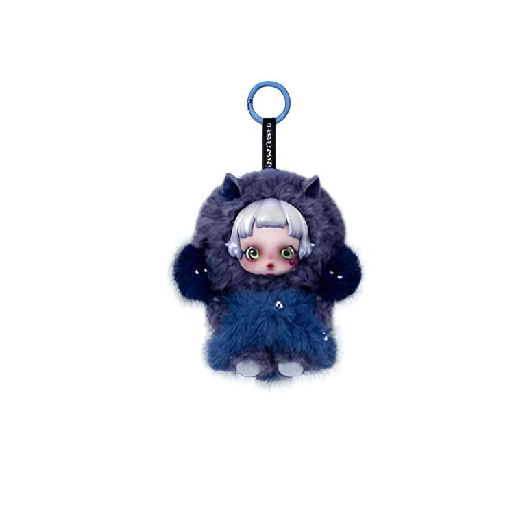 New POP MART Skullpanda Insomnia Theater Collection, Plush Doll Charm Mystery Boxes Single Blind Box/whole Box 9 Pcs PPMT-2509-0018