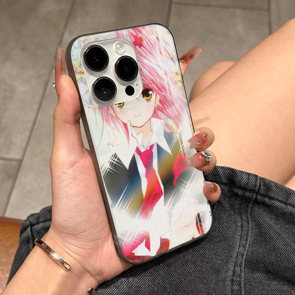 ANIME Shugo Chara Amu Phone Case For IPhone 17 16 15 14 13 12 11 Pro Max Plus Pro Stripe Soft Cover