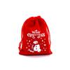 1pc Christmas Gift Bags Red Velvet Drawstring Pouch Bulk Santa Candy Packaging Snack Wrapping Bag Wedding Party Favors Decor