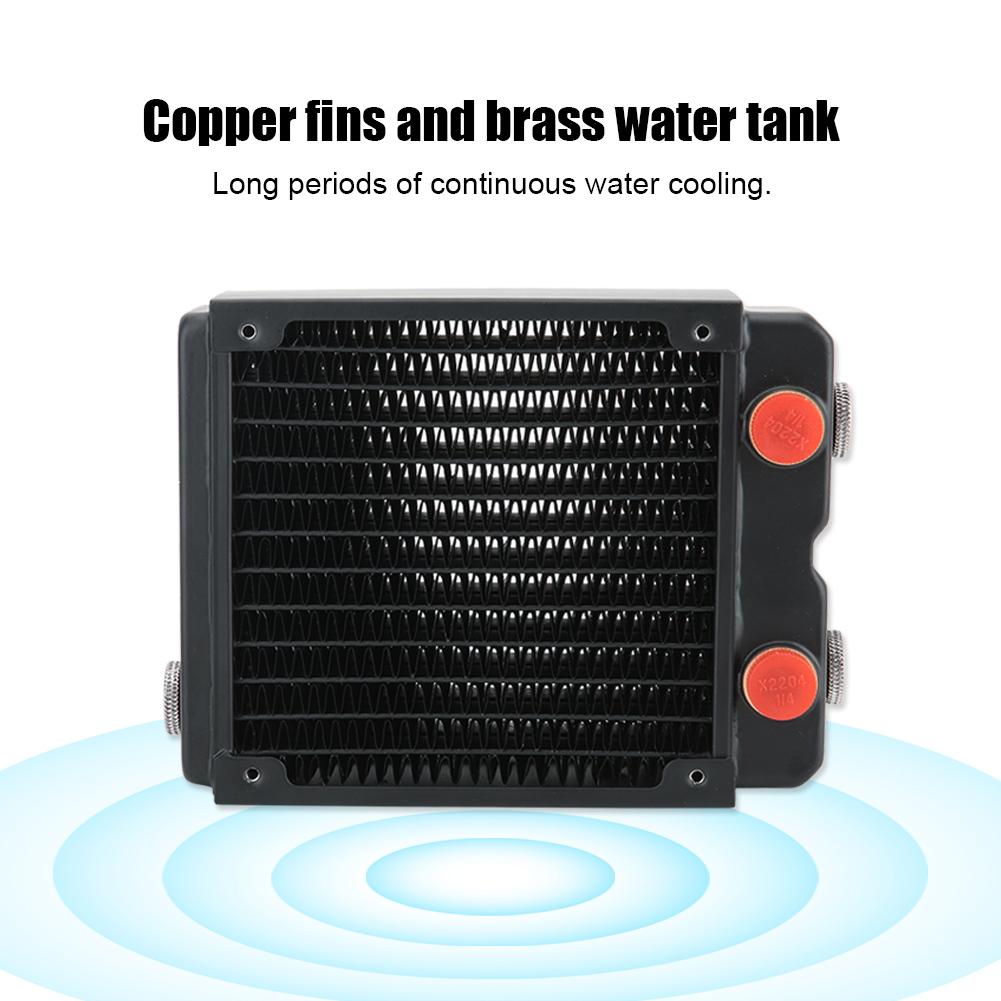 2 Layer Water Cooling Heat Dissipating Copper Heat Sink 120mm for Computer Accessory