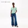 Tommy Hilfiger Women's 2025 S/S Premium Lyocell V-Neck Polo Tee