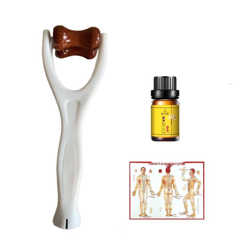 Holz Magnetische Perlen Finger Massage Roller