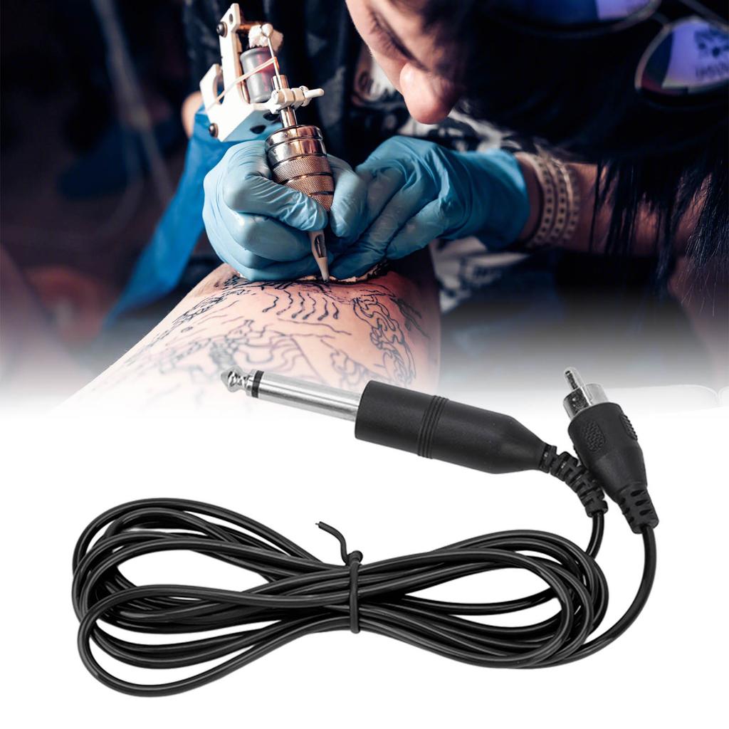 Tattoo Clip Cord Silicone Tattoo Clip Cable Tattoo Machine Power Cord with Straight   Interface Cables