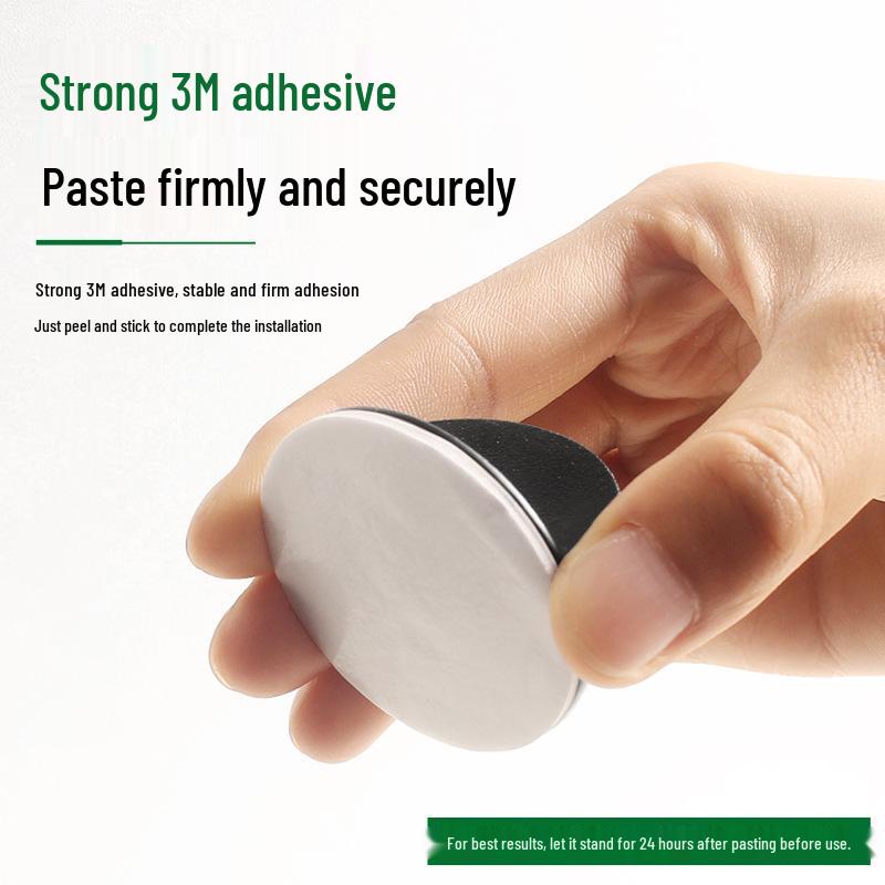 No-Drill Anti-Collision Rubber Door Stopper for Glass Doors - Hole-Free, Anti-Theft, Turtle Top Design