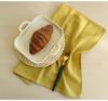Disposable 100% Linen Crocheted Napkins Plain Square Kitchen & Tea Towels for Home Restaurant Wedding Use
