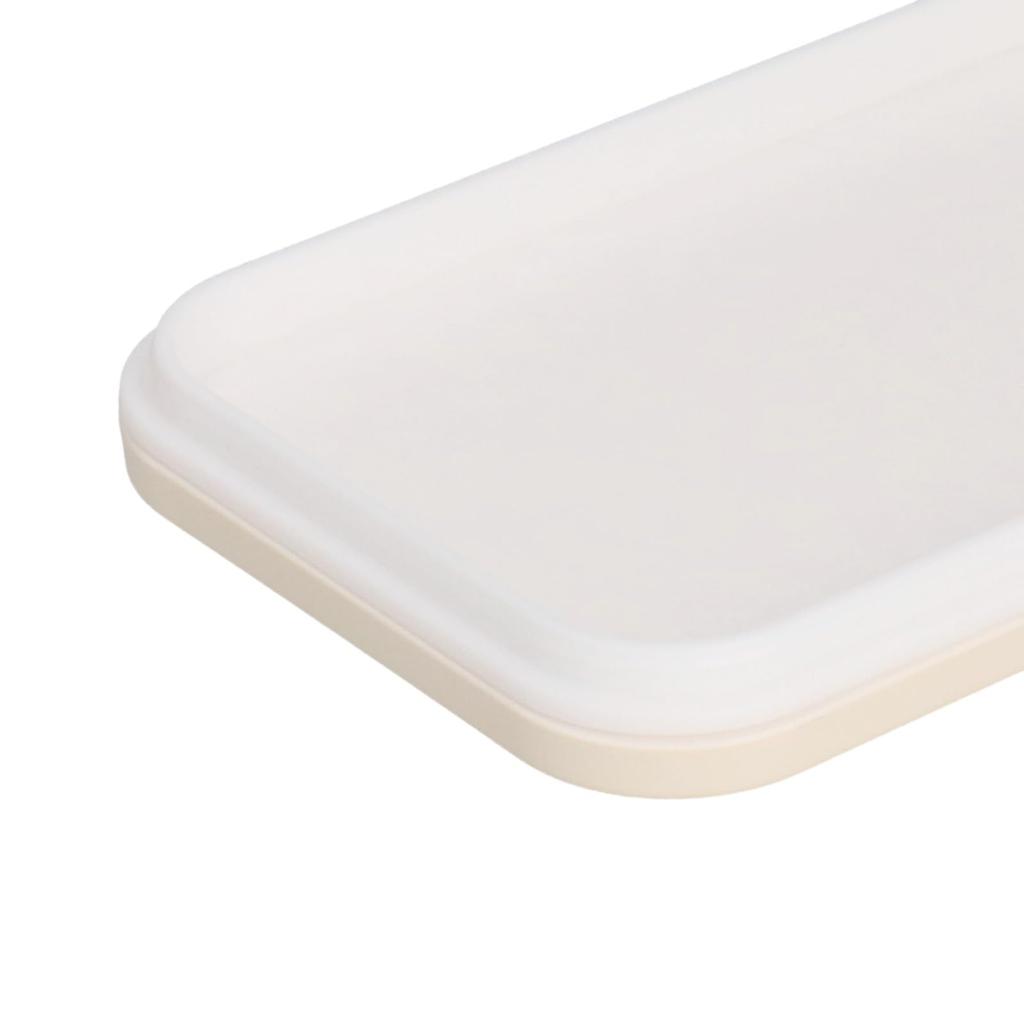 Yamanaka Lacquer Bento Single 600ml Microwave and Dishwasher for Men and IV Made in Box, Tier, Capacity, Safe, Women, "bitie" Simple, (Ivory), Japan,