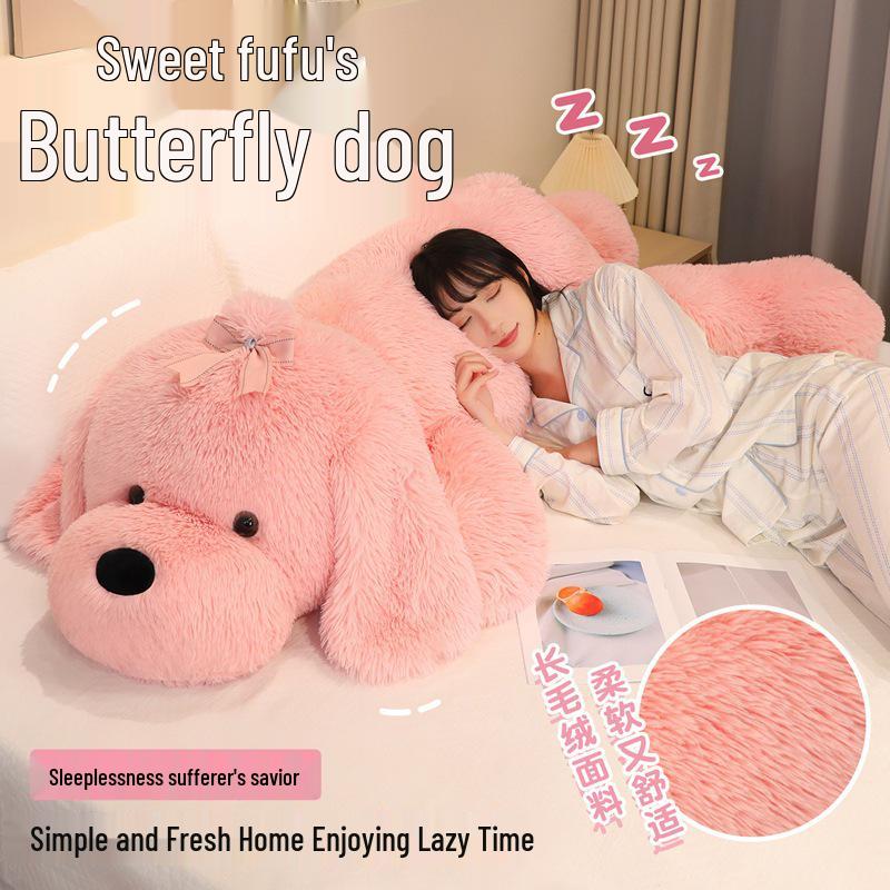 Extra Large Cute Stuffed Dog Plush Toy for Kids - Perfect Bedtime Companion Pillow