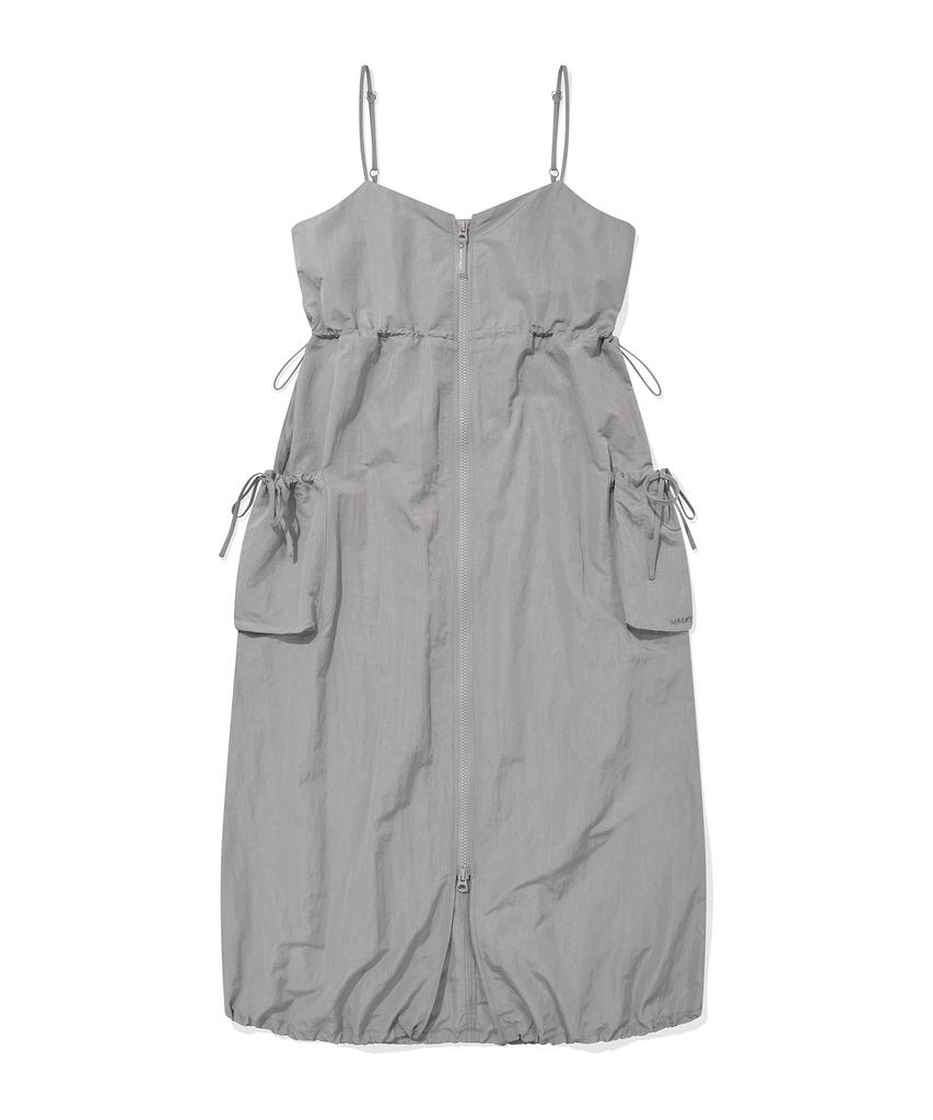 WACKY WILLY Women'S Nylon Bustier Dress Grey