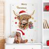 A Variety Of Hand-Painted Christmas Atmosphere Animal Bronzing Wall Stickers Decorate Children'S Room Bedroom Background Self-Adhesive Wall Stickers