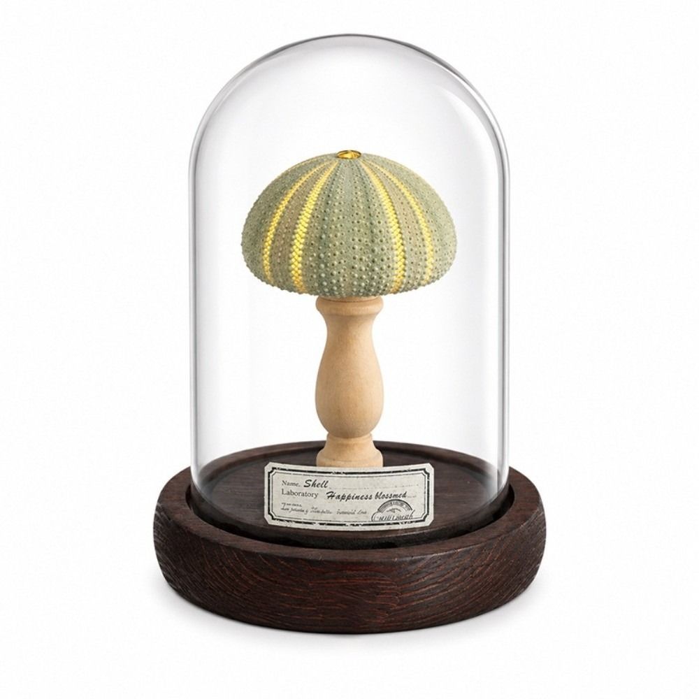 Flicker Free Shell Lamp Soft Lighting Mini LED Lamp Vintage Style Desk Lamp Holiday Gift