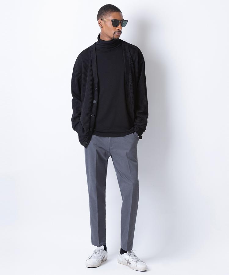 Seuteulaikeu Chino Slim Tapered Trousers (Grey)
