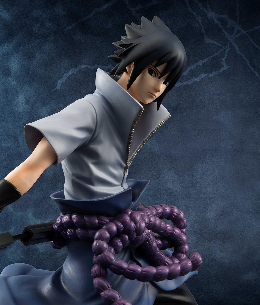 Série NARUTO Shippuden Uchiha Sasuke Přibližně v měřítku PVC lakovaná hotová figurka GEM. (Další prodej) 1/8