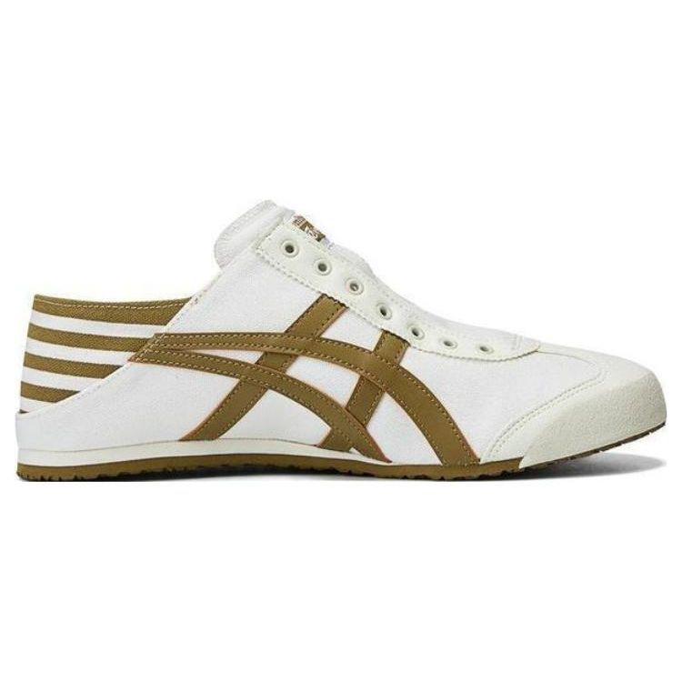 ONITSUKA TIGER Mexico 66 Paraty White Mustard Brown Unisex Sneakers 1183C075-102