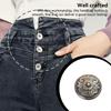 Simple Design Clothes Round Metal Button Handbag Leather Jacket Vintage Style Buttons DIY Crafting Handmade Handicraft