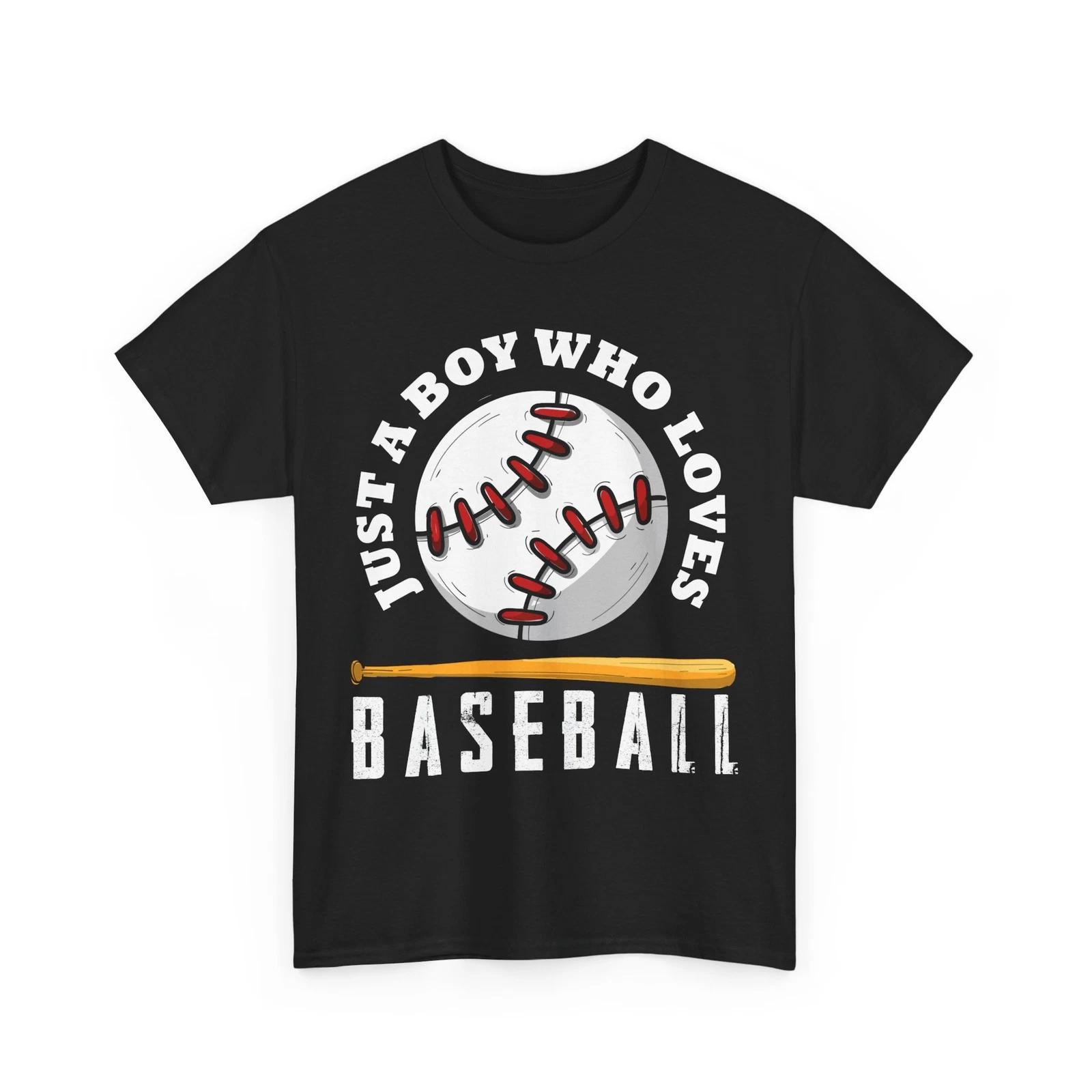 Baseball Shirt, Just A Boy Who Loves Baseball Shirt, Sports Lovers Shirt 2XL