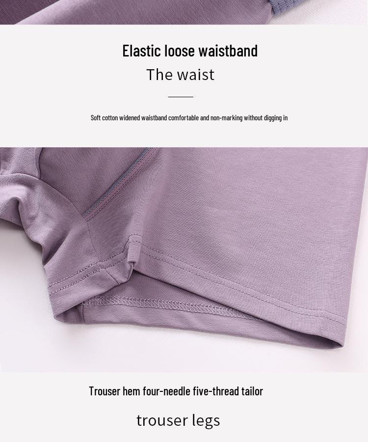 Men's Summer Cotton Loose Boxers - Breathable, Seamless & Anti-Pilling Plus Size 4-Corner Briefs