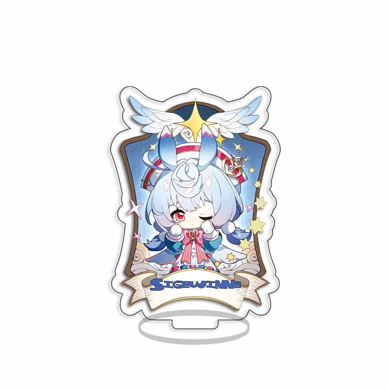 Portachiavi Acrilico Genshin Impact Merchandising Ufficiale Disponibile Ora Personaggi Furina Lyney Neuvillette Accessori Qualità Premium