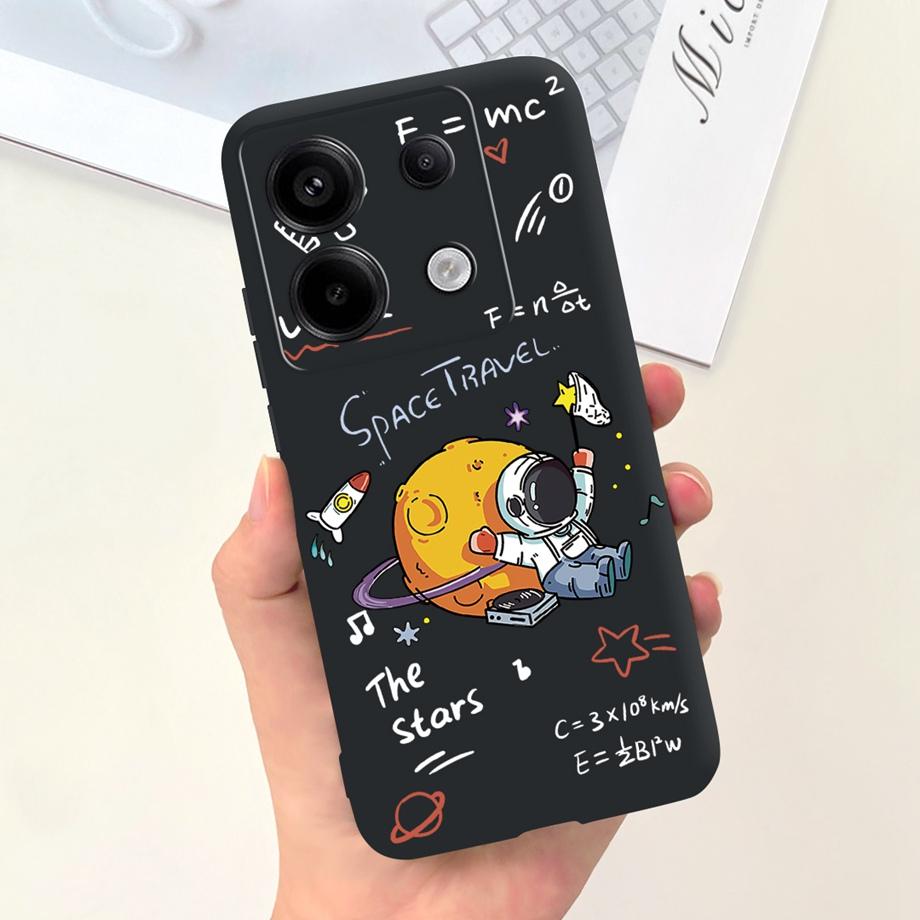 For Xiaomi Redmi Note 13 Pro 5G Phone Case Cow Print Checkered Pattern Soft Liquid Silicone Funda For Redmi Note 13 4G Pro+ Plus