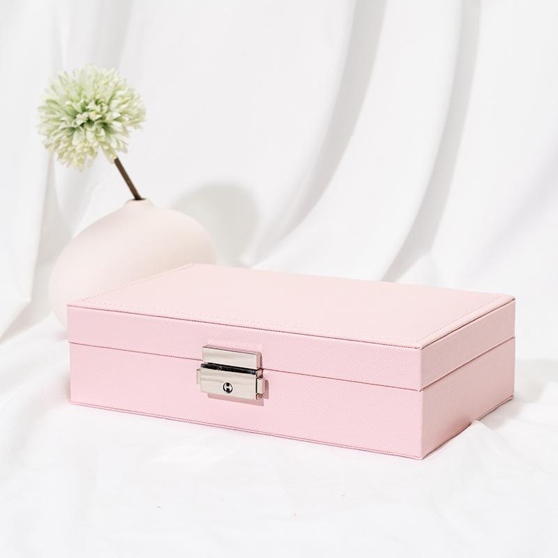 Schmuck-Aufbewahrungsbox, tragbare Schmuckschatulle, Schmuck-Aufbewahrungsbox, multifunktionale Ohrringe, Aufbewahrung, Ring, Halskette, Organisation