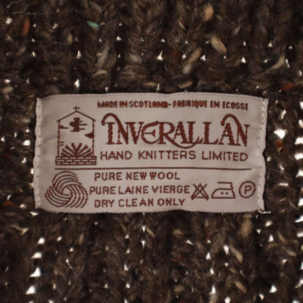 Beauty products INVERALLAN Made in the UK Knit vest Brown Men's Used