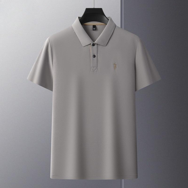 Trend Hub Luxury Short Sleeve Men Polo Shirt Breathable High-end Embroidery Design Casual Business Paul T-shirt