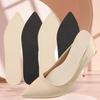 Mezze solette in pelle per scarpe con tacco alto da donna Ultra sottili Autoadesive Antiscivolo Traspiranti Assorbi sudore Inserti per scarpe