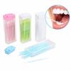 150-Piece Interdental Pick Plastic Toothpicks, 50 Prongs x 3, Large Toothpicks, Colorful, Easy to Use, Durable Toothpicks, Interdental Picks, Extra Fi