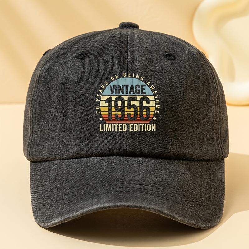 A VINTAGE Printed Baseball Cap Unisex and Fashionable for All Occasions This Classic Vintagewashed Outdoor Lightweight C