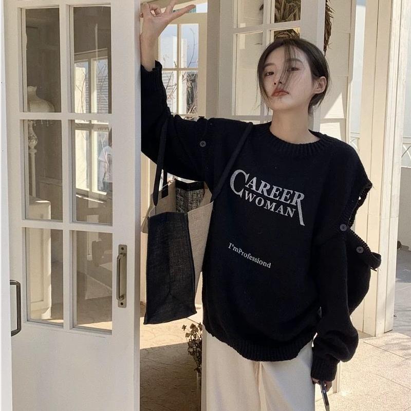 Buy Design Chic Soft Sweater Women Autumn Winter 2022 New Korean