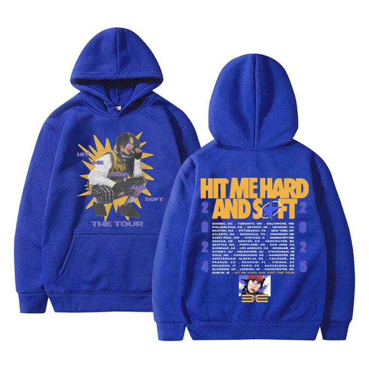 New Hit Me Hard and Soft Tour Pattern Autumn/Winter Hoodie Men's and Women's Hip Hop Sportswear Fashion Warm Street Wear