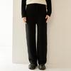 Women's High-Waist Cashmere Wide-Leg Knit Pants