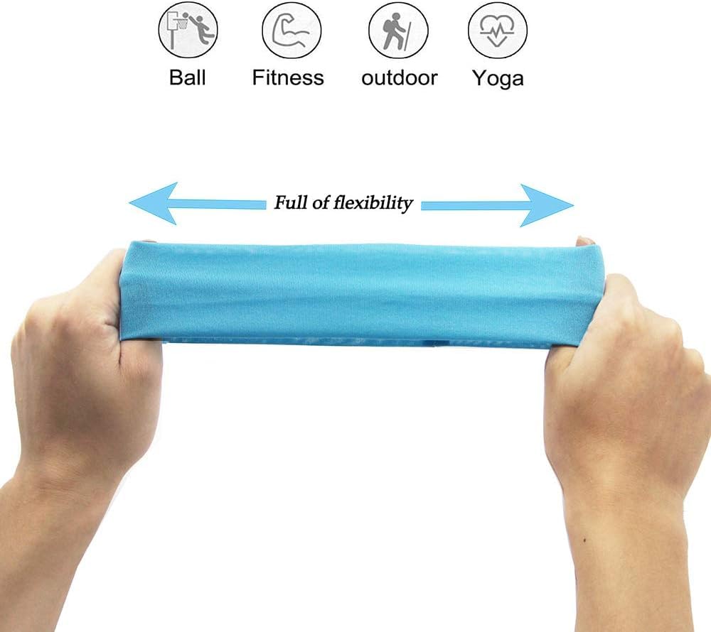 Marofusa BetterJonny Knoten-Stirnbänder für 15 Elastischer Übungsgürtel Unisex Haar-Accessoire für und mehr 15 Stück Stirnbänder, dehnbar, feuchtigkeitsableitend,