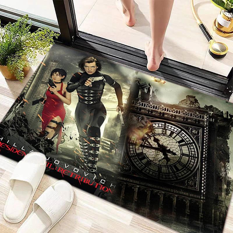 Sci-Fi game Resident Evil, Umbrella Corporation, soft carpet, home living room, office chair pad, door mat, door mat carpet U6