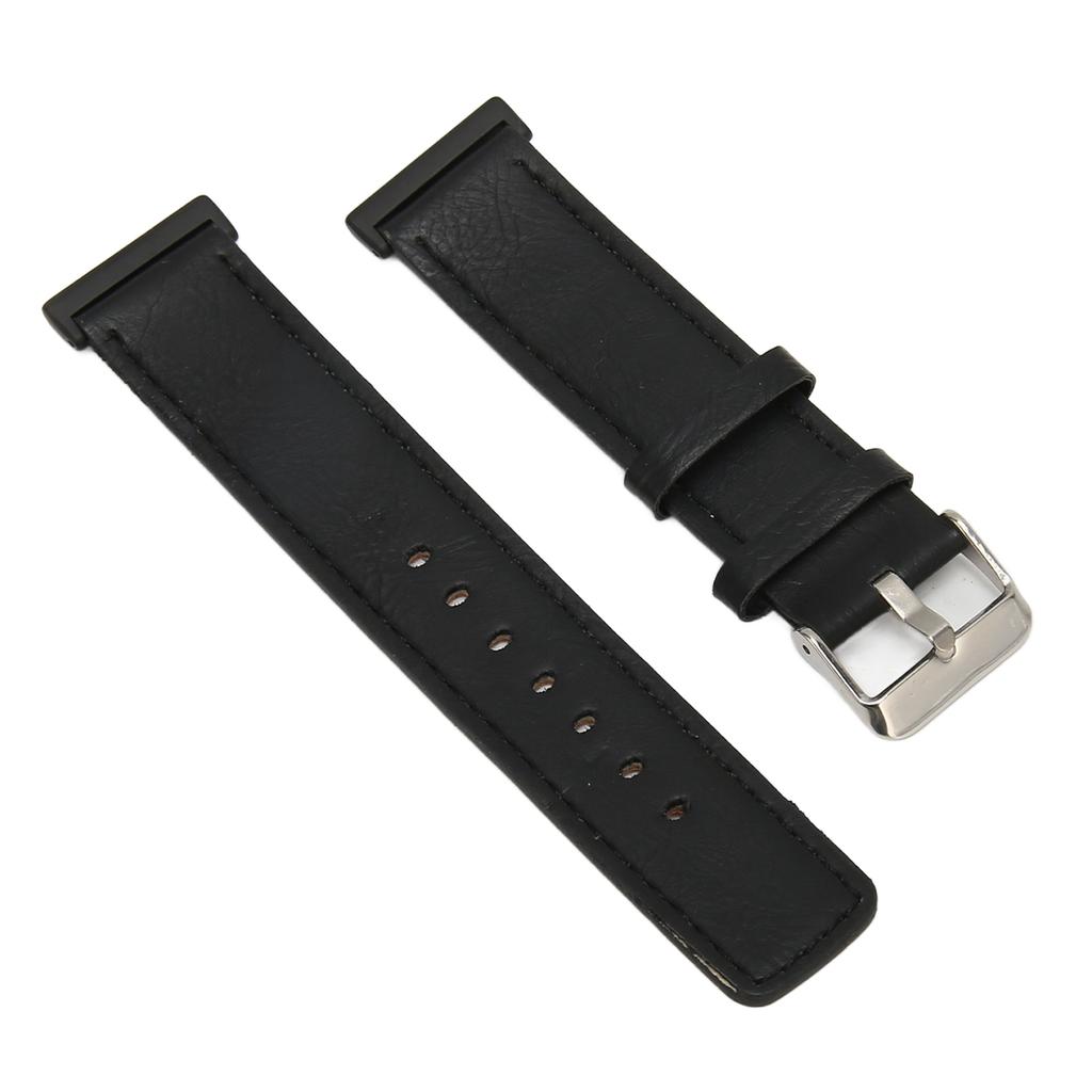 Leather Smartwatch Strap Comfortable Replacement Smartwatch Band Wristband for Watch FIT 2
