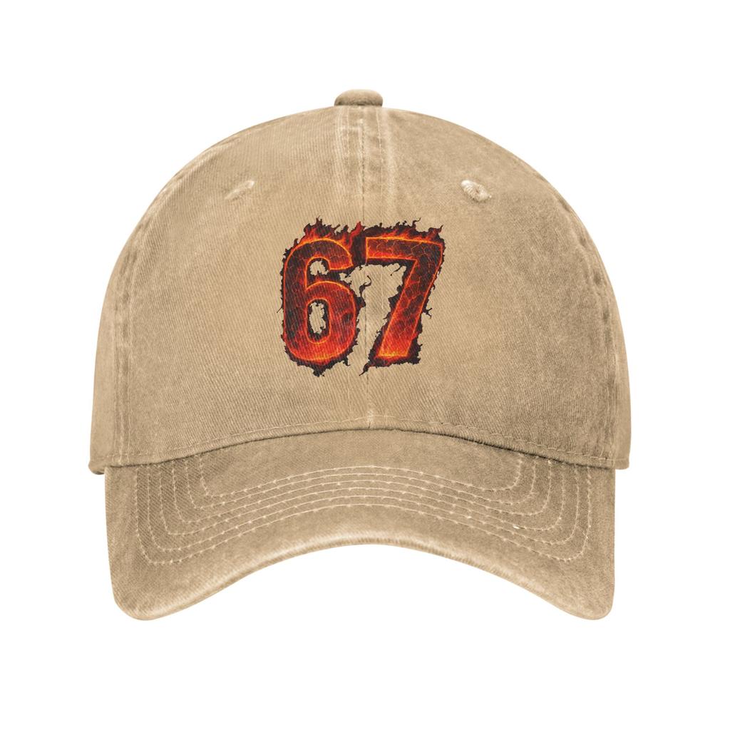 67 Flamnummer Sex Sju Meme 67 Avslappnad Basebollkeps Sommar Truckerhatt Solskydd Kpop Rock Hip Hop Kepsar Mode Basebollkepsar