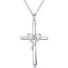 Women Necklace Pendant Copper Alloy Zircon Fashion Gift Classic Versatile