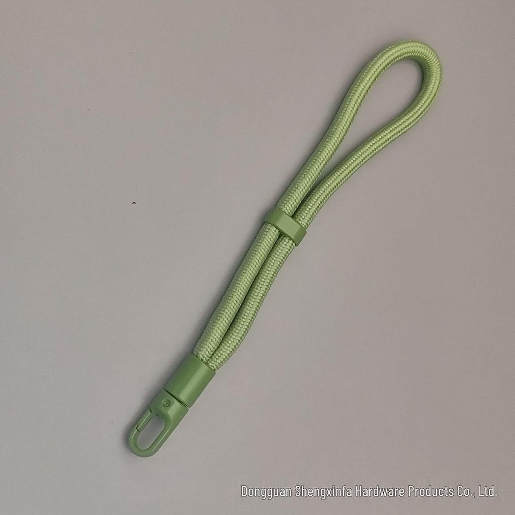 Colorful Nylon Retractable Crossbody Phone Lanyard with Metal Buckle