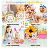 Easter Tray Decor 15-Piece Table Signs Wooden Easter Decorations For Home Party Kitchen Holiday Mantel Spring Birthday Wedding