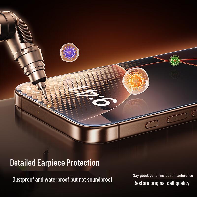 Flash Magic Tempered Glass Screen Protector for iPhone 15/16 Series