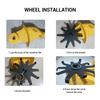 Electric Tiller Lawn Mower Garden Rototiller Cultivator Multi-purpose Weeding Trimmer Rotary Tractor Tool For Makita 21V Battery