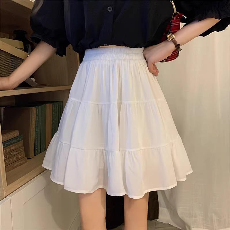 

Chiffon High-Waisted Pleated A-Line Short Skirt - Spring/Summer 2025 Collection for Women, Petite. S