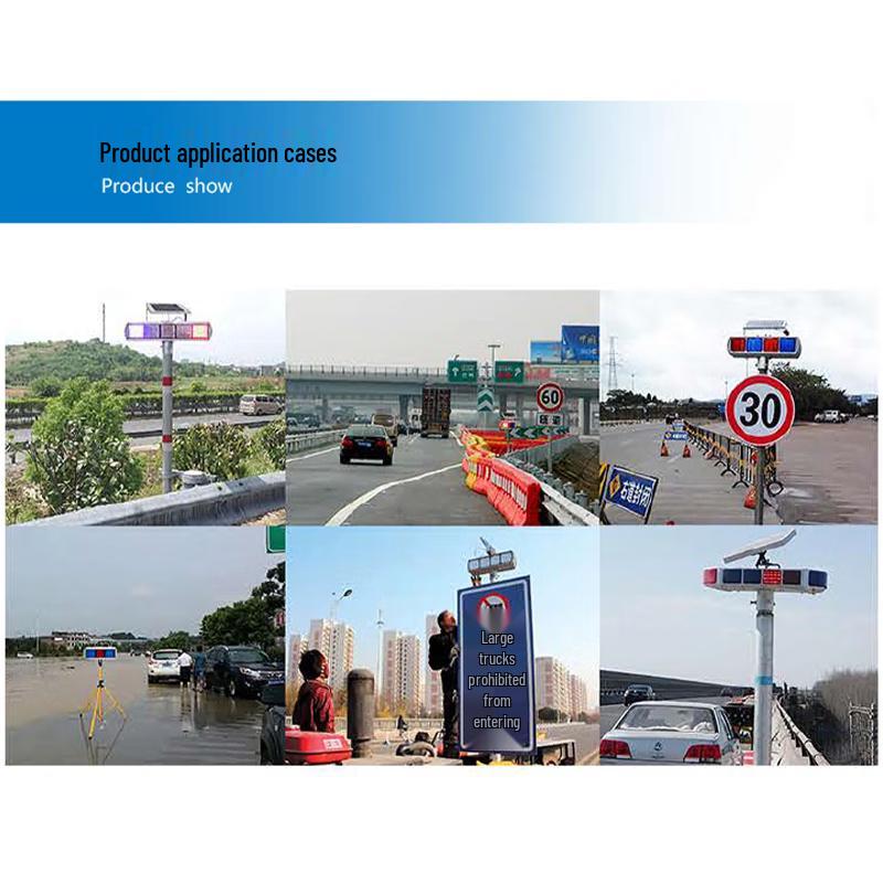 Xunling Solar Powered LED Traffic Warning Light