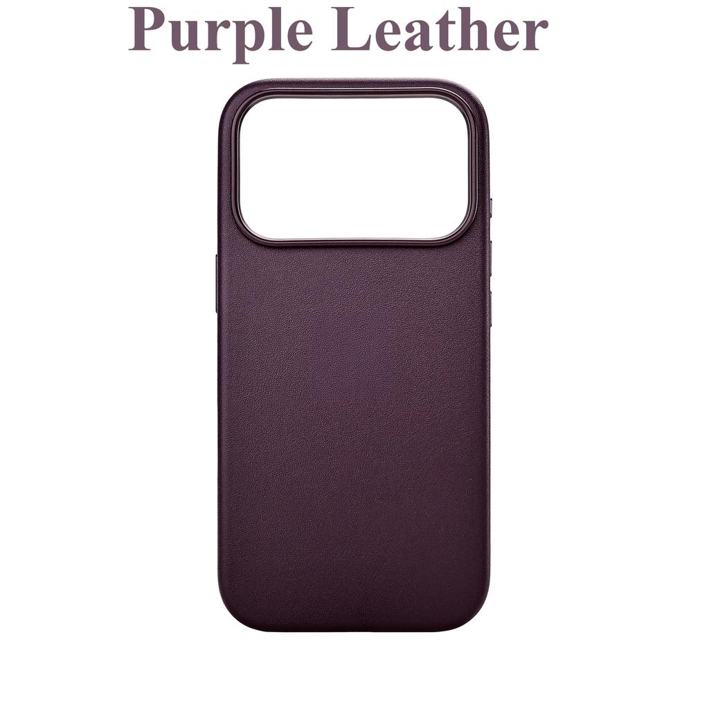 Orginal 1:1 for Magsafe Leather Case for Apple IPhone 17 Pro Max 17Pro Magnetic Animation Protective Cove Funda NO LOGO