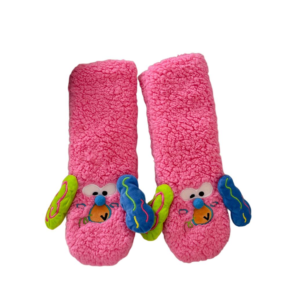 Adult Indoor Non- -Lined Slipper Socks, Warm Floor Socks for Home