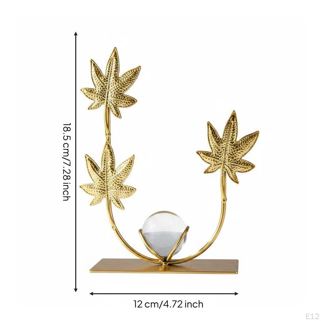 Desk Decor Elegant Luxury Sculpture Gift Idea Flower Ornament for Living Room, Cabinet,